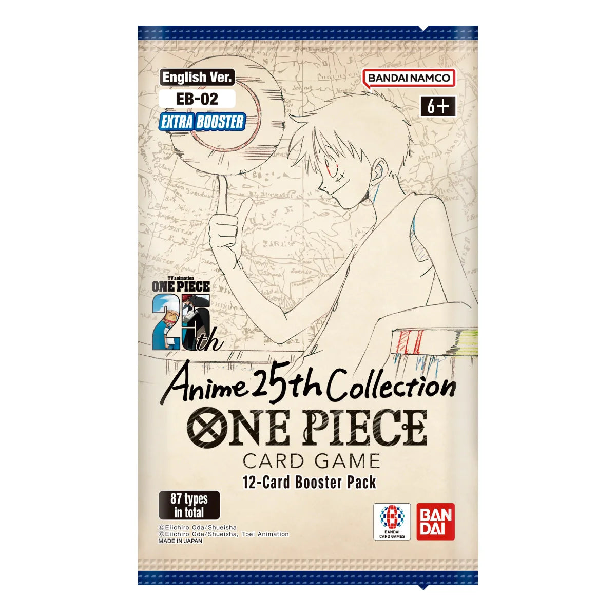 One Piece Extra Booster 2 Anime 25th Collection Booster Pack | New (ONLINE ORDER ONLY)