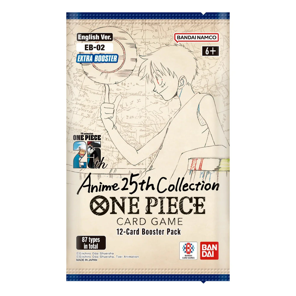 One Piece Extra Booster 2 Anime 25th Collection Booster Pack | New (ONLINE ORDER ONLY)