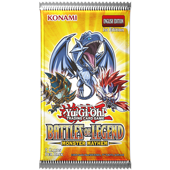 Battle Of Legends Monster Mayhem Booster Pack | Yugioh | New (ONLINE ORDER ONLY)