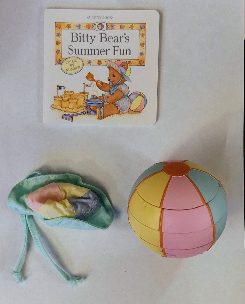 Bitty Bear Summer Fun Set - Hat and Puzzle Ball (ONLINE ORDER ONLY)
