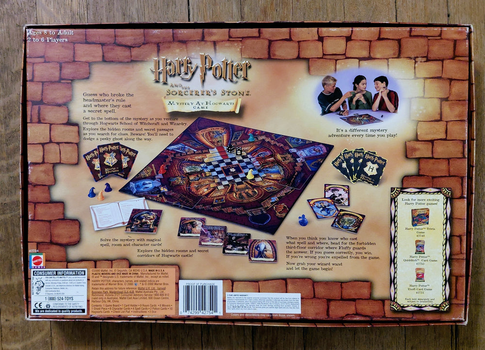 Harry Potter and the Sorcerer's Stone Mystery At Hogwarts Game (ONLINE ORDER ONLY)