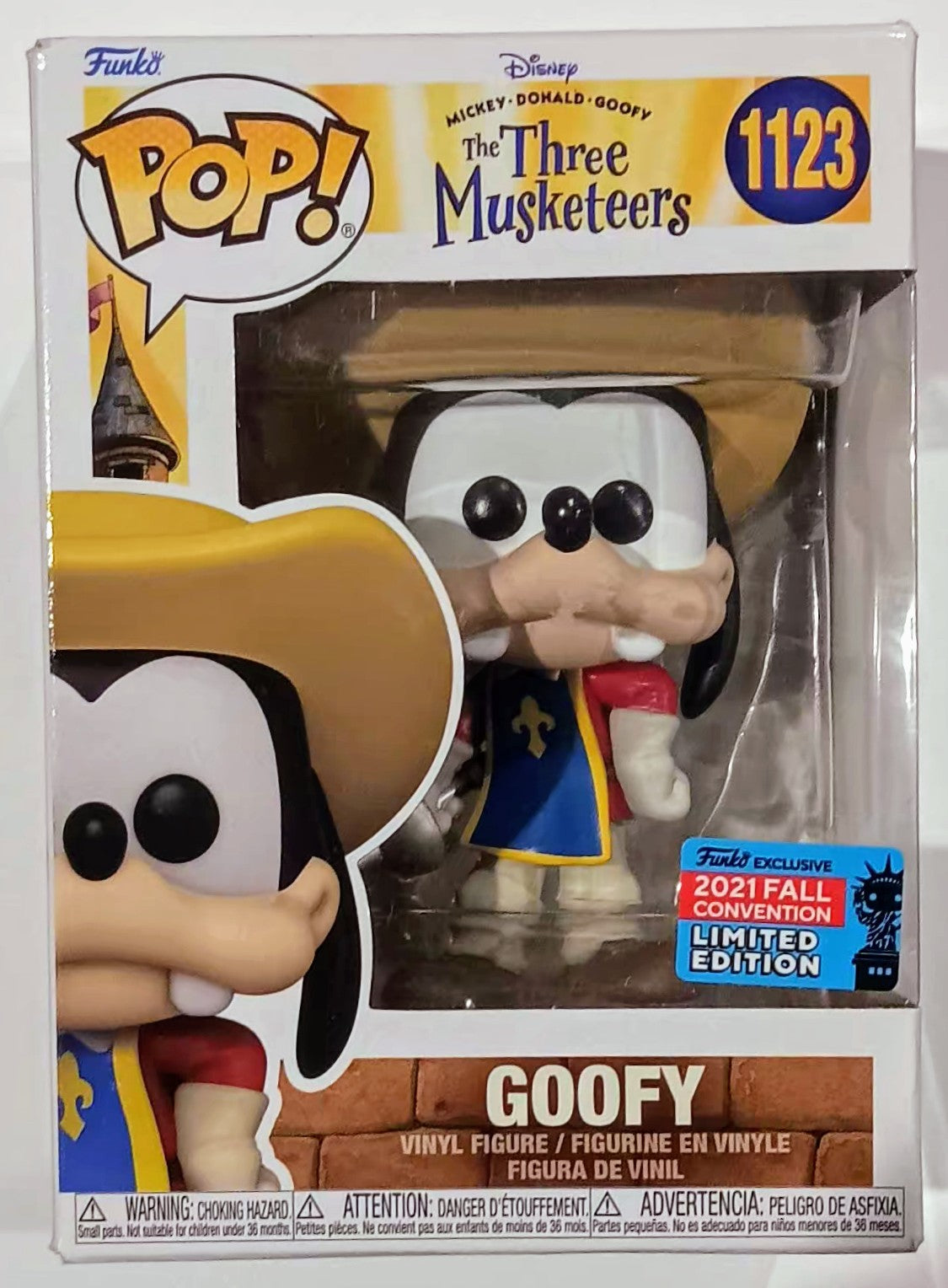 Disney Funko Pop - Goofy (Three Musketeers) (ONLINE ORDER ONLY)