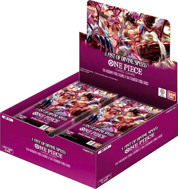 Op11 A Fist Of Divine Speed Booster Box | New | One Piece (ONLINE ORDER ONLY)