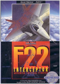 F22 Intercptor Advance Tactical Fighter | Sega Genesis (ONLINE ORDER ONLY)
