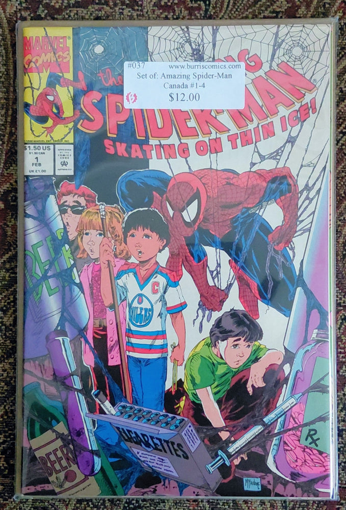 Comic Book Set: Amazing Spider-Man Canada #1-4, Marvel Comics (ONLINE ORDER ONLY)