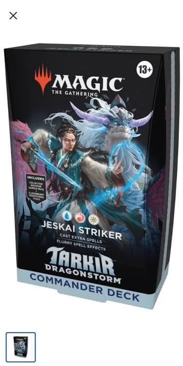 Tarkir Dragonstorm Single Commander Deck | MTG | New (ONLINE ORDER ONLY)