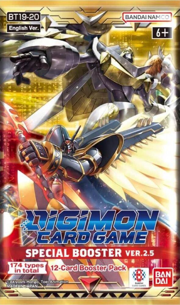 Special Booster ver 2.5 Booster Pack | Digimon TCG | New (ONLINE ORDER ONLY)