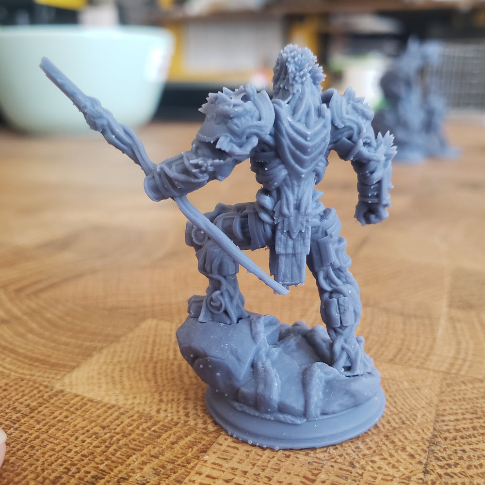 Myrion Stoneheart, Soulforged Druid (Male Warforged Druid) (Online Order Only)