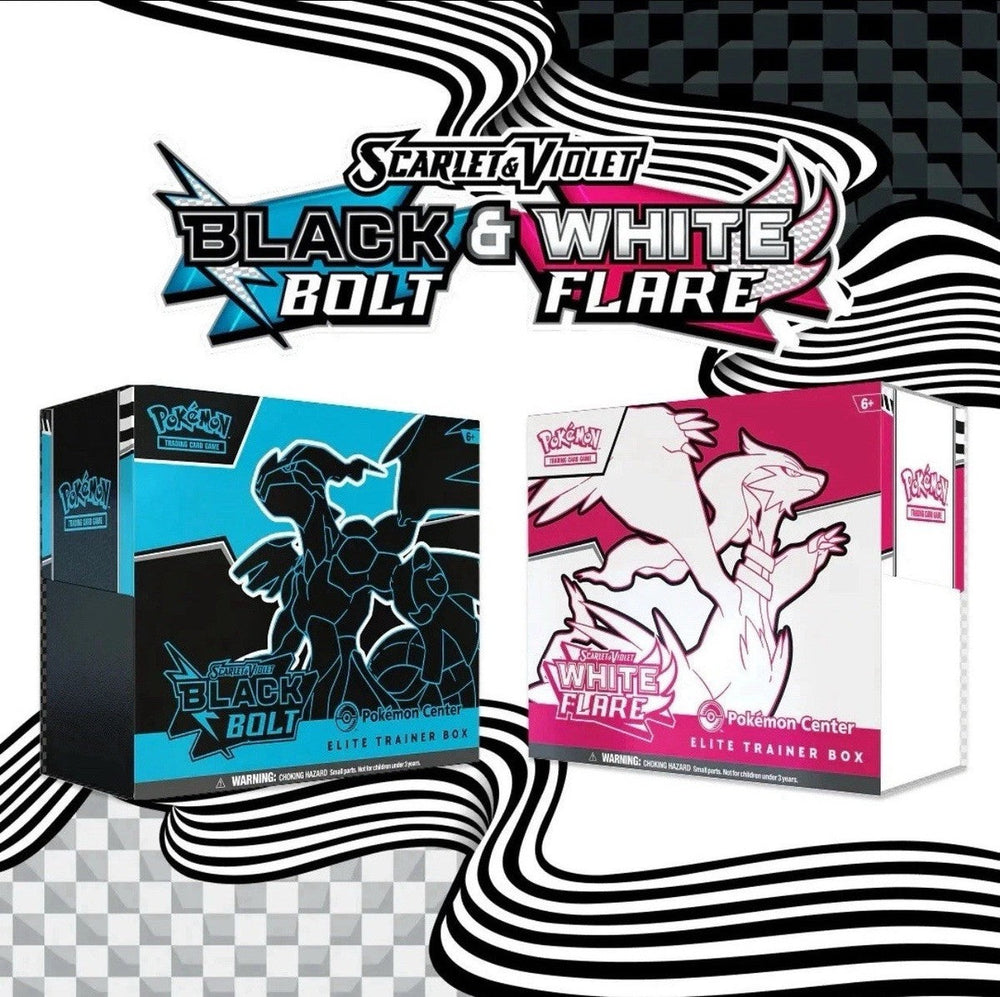 Black Bolt/White Flare Elite Trainer Box | Pokemon TCG | New (ONLINE ORDER ONLY)