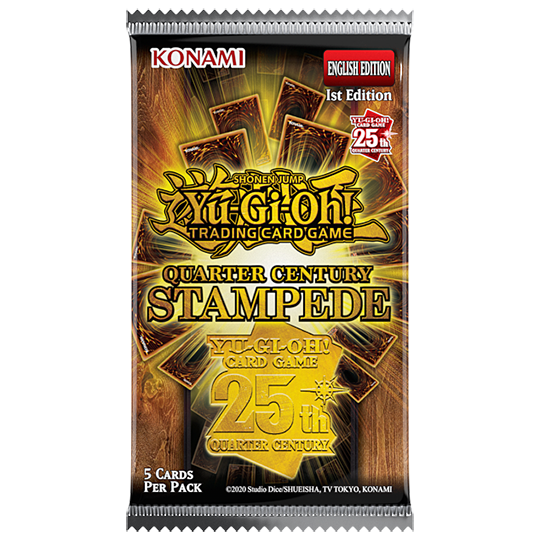 Quarter Century Stampede Booster Pack | Yugioh | New (ONLINE ORDER ONLY)