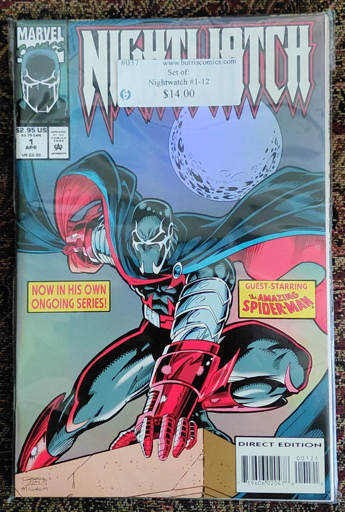 Comic Book Set: Nightwatch #1-12, Marvel Comics (ONLINE ORDER ONLY)