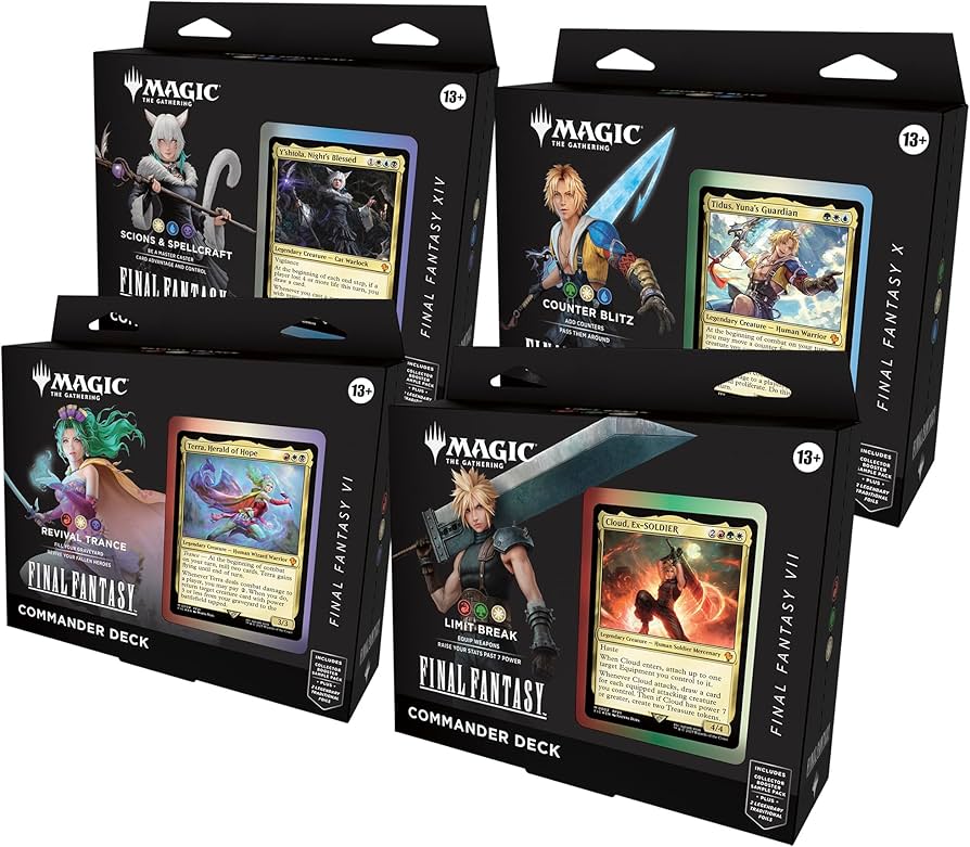 Final Fantasy Commander Decks | MTG | New (ONLINE ORDER ONLY)