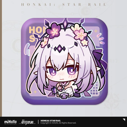 Pom-Pom Exhibition Series Square Tinplate Badge (ONLINE ORDER ONLY)