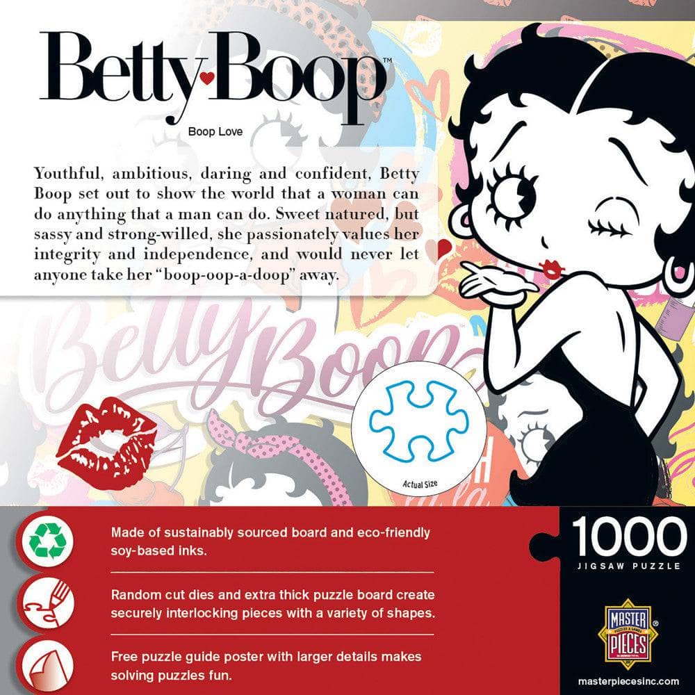 Betty Boop - Boop Love 1000 Piece Jigsaw Puzzle (ONLINE ORDER ONLY)
