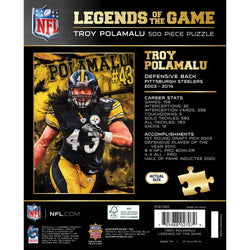 Legends of the Game - Troy Polamalu 500 Piece Jigsaw Puzzle (ONLINE ORDER ONLY)