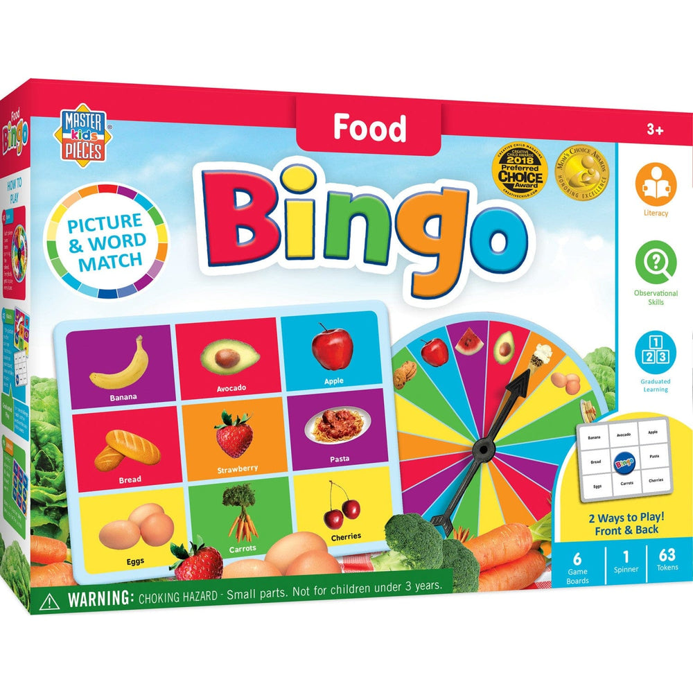 Food Bingo Game (ONLINE ORDER ONLY)