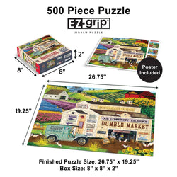 Americana - Dumble Market 500 Piece EZ Grip Jigsaw Puzzle