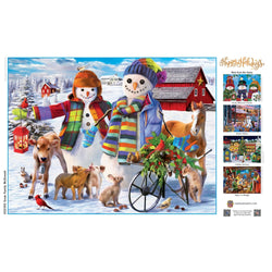 Happy Holidays - Snow Family McDonald 300 Piece EZ Grip Jigsaw Puzzle (ONLINE ORDER ONLY)