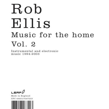 Rob Ellis - Music For The Home Vol II [CD] (ONLINE ORDER ONLY)