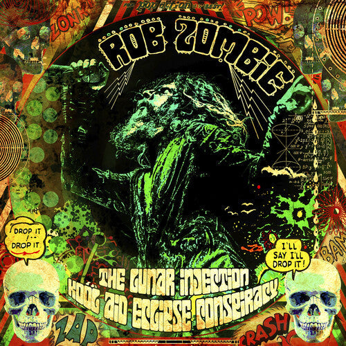 Rob Zombie - The Lunar Injection Kool Aid Eclipse Conspiracy [Explicit Content] (Blue in Bottle Green W/ Black & Bone Splatter Colored Vinyl) [Vinyl]