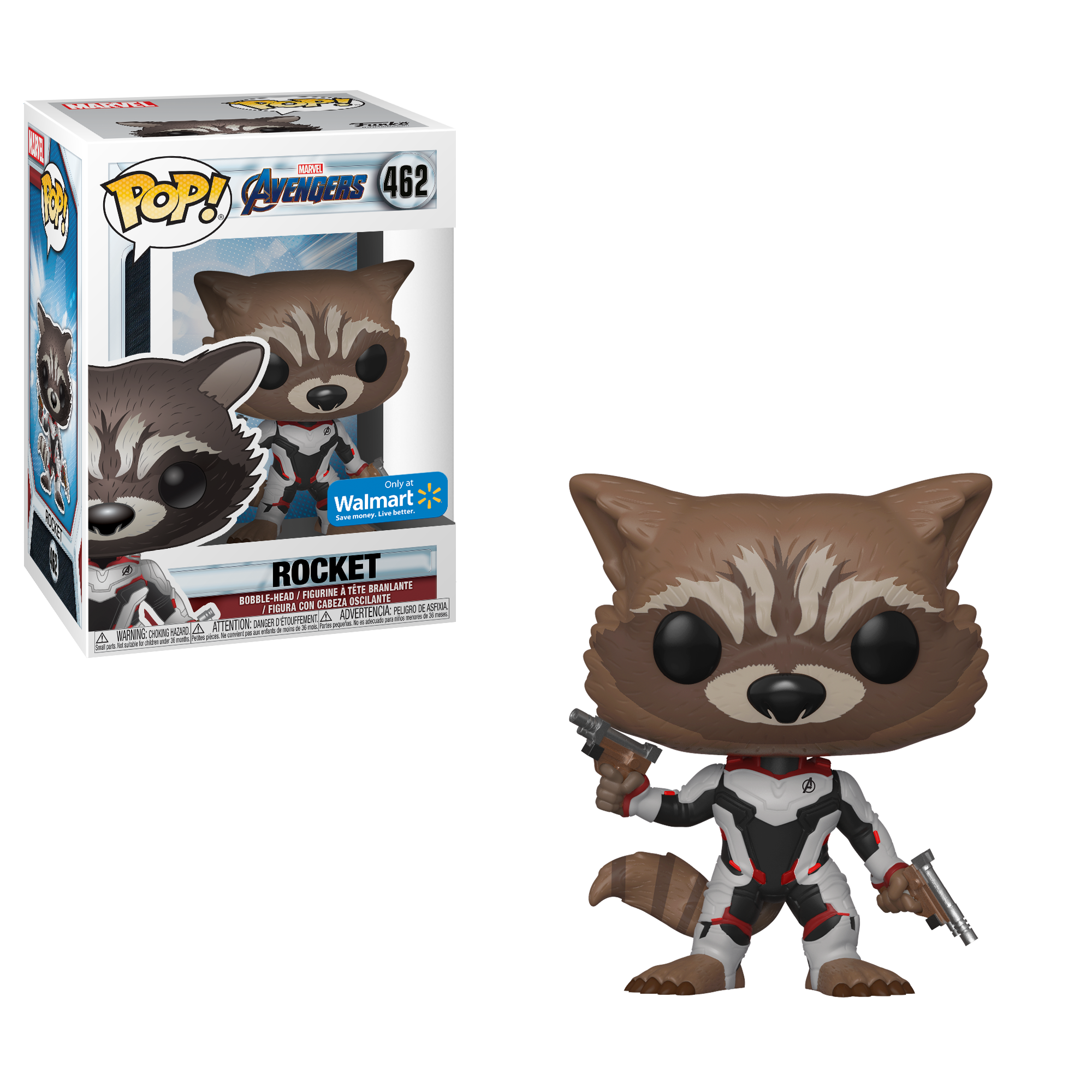 Funko POP! Avengers: Endgame - Rocket Vinyl Figure #462 Walmart Exclusive (ONLINE ORDER ONLY)