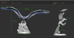 3D Printed Sordane Publishing Monstrous Roc 28 32mm D&D (Online Only)
