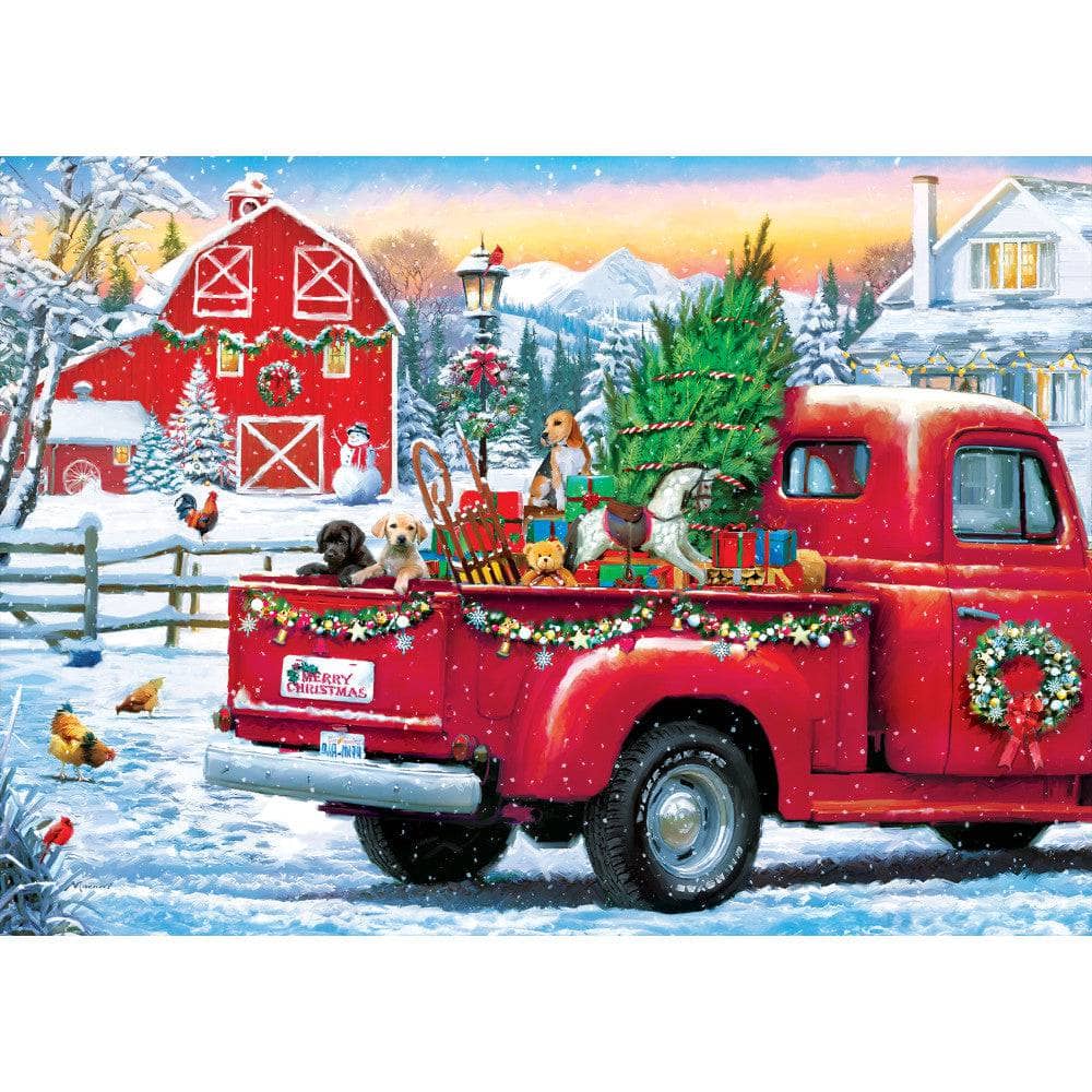 Sparkle & Shine - Winter's Joyful Arrival 500 Piece Glitter Jigsaw Puzzle