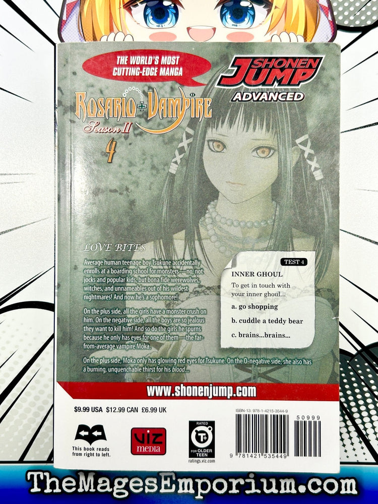 Rosario + Vampire Season 2 Vol 4 (Online Order Only)