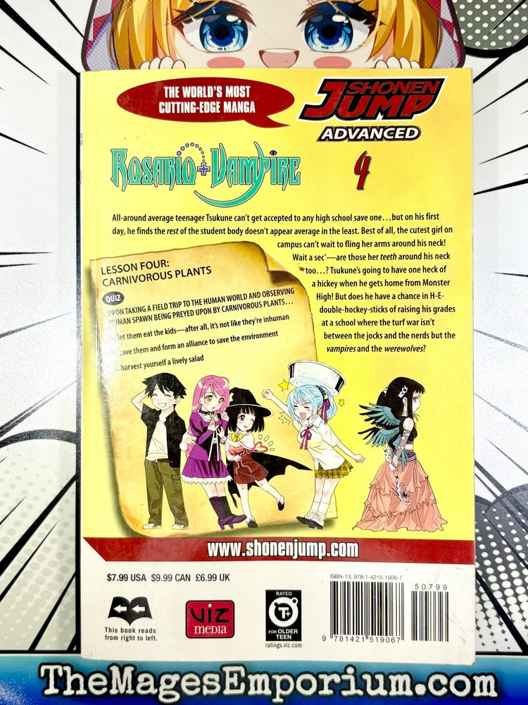 Rosario + Vampire Vol 4 (Online Order Only)