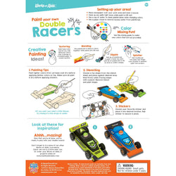 Double Racers Wood Craft & Paint Kit (ONLINE ORDER ONLY)