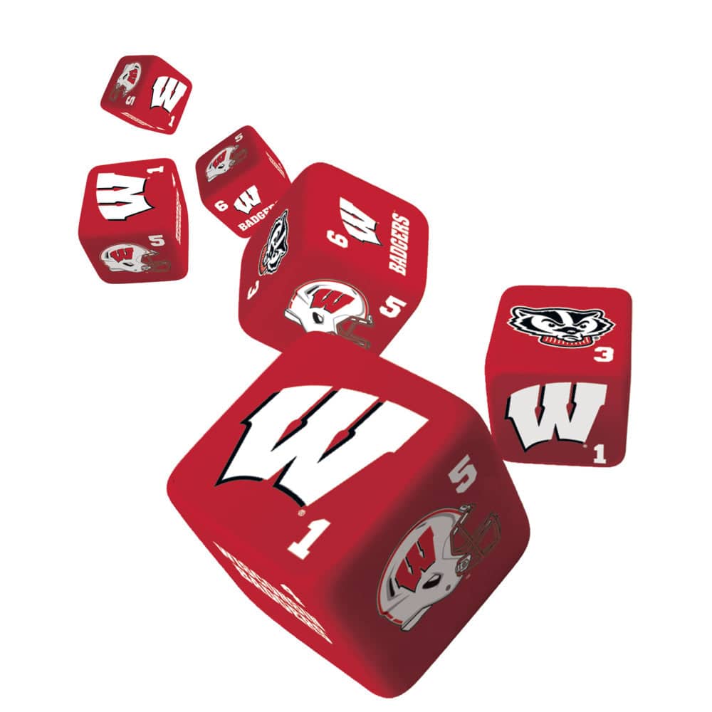 Wisconsin Badgers Dice Set - 19mm