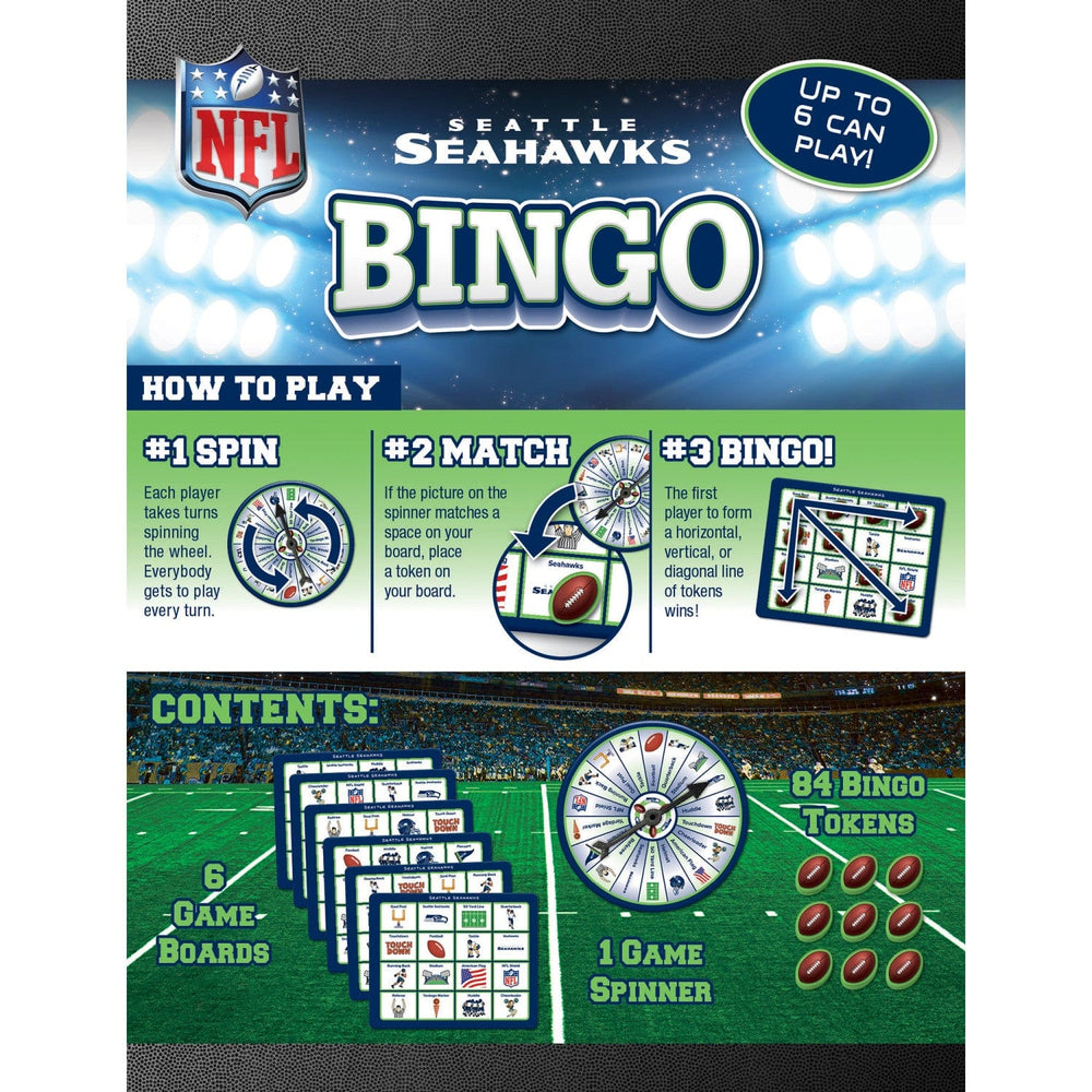 Seattle Seahawks Bingo Game (ONLINE ORDER ONLY)