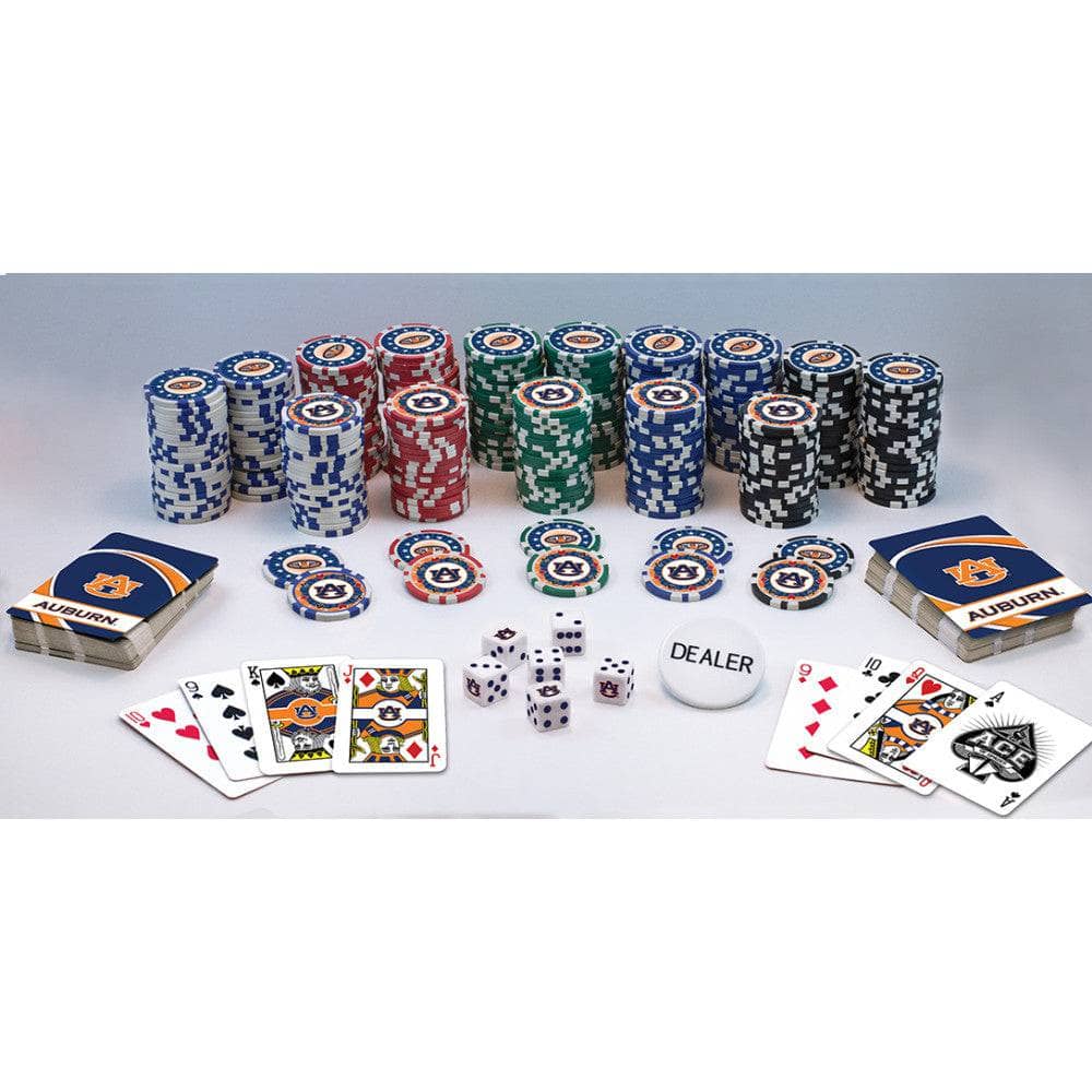 Auburn Tigers 300 Piece Poker Set (ONLINE ORDER ONLY)