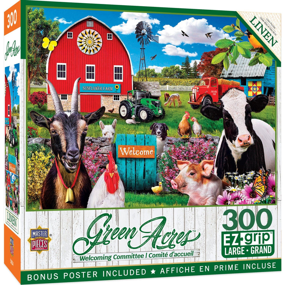 Green Acres - Welcoming Committee 300 Piece EZ Grip Jigsaw Puzzle (ONLINE ORDER ONLY)