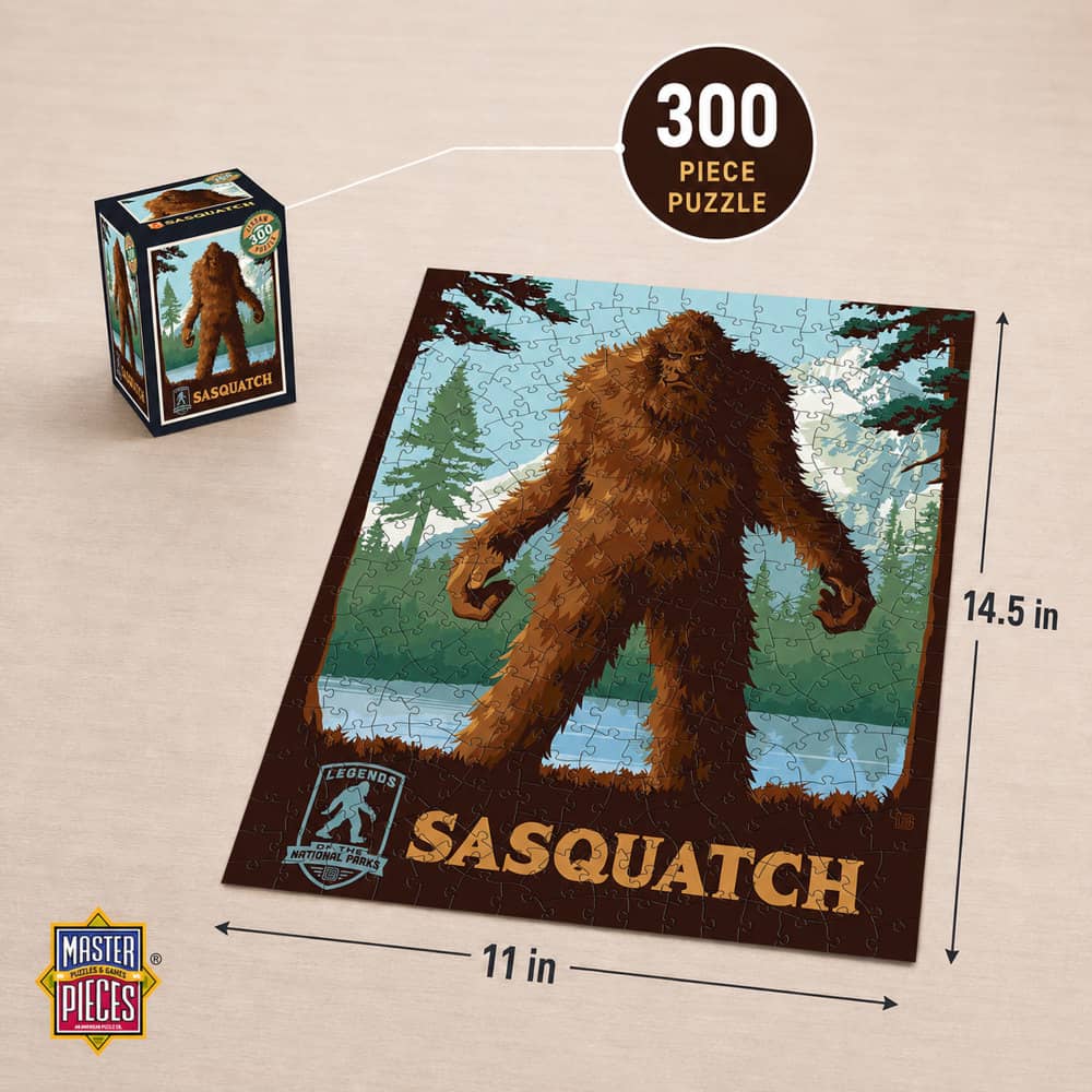 Sasquatch 300 Piece Jigsaw Puzzle