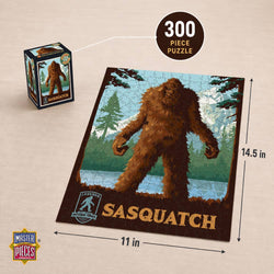 Sasquatch 300 Piece Jigsaw Puzzle