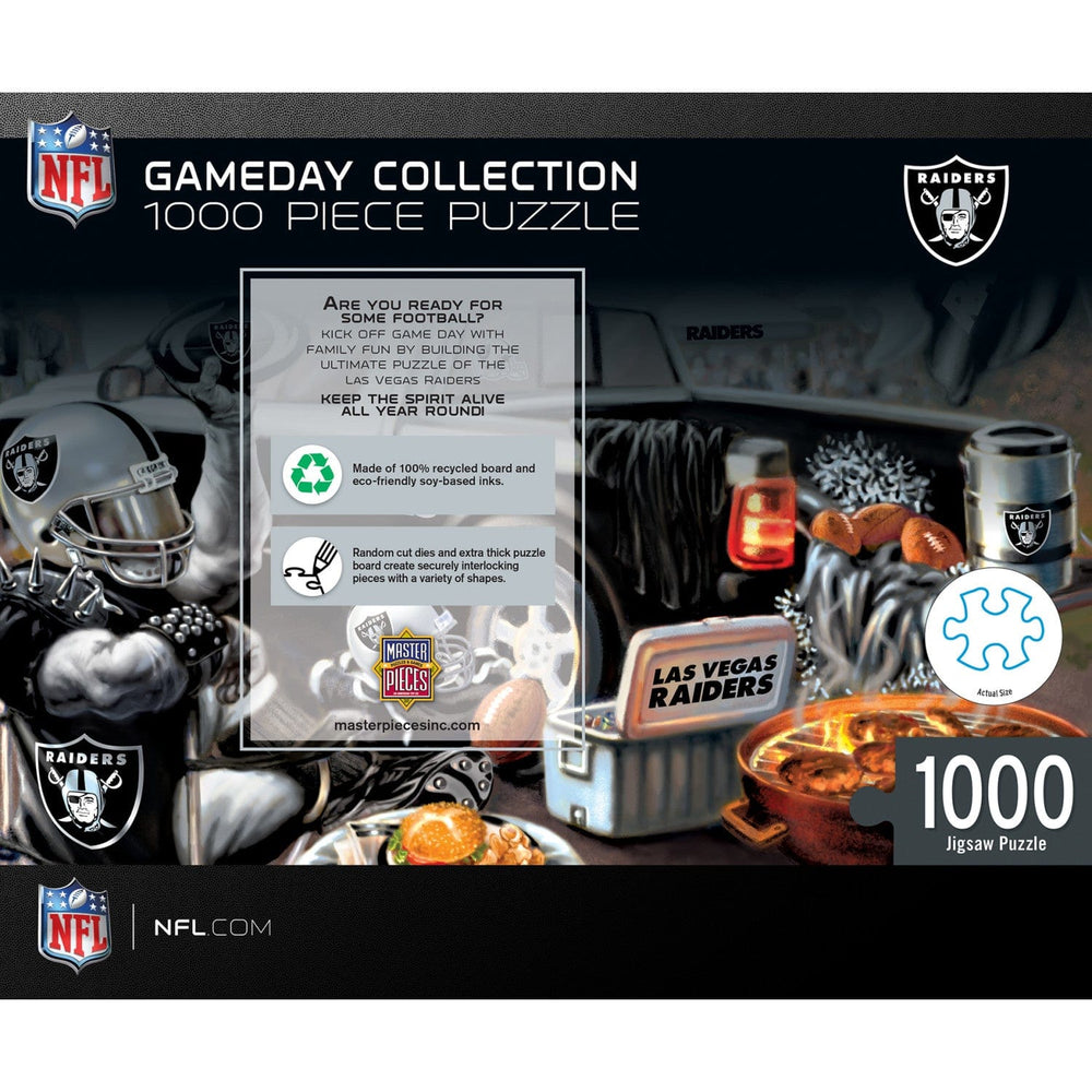Las Vegas Raiders - Gameday 1000 Piece Jigsaw Puzzle (ONLINE ORDER ONLY)