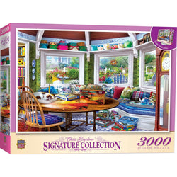 Signature Collection - Puzzler's Retreat 3000 Piece Jigsaw Puzzle (ONLINE ORDER ONLY)