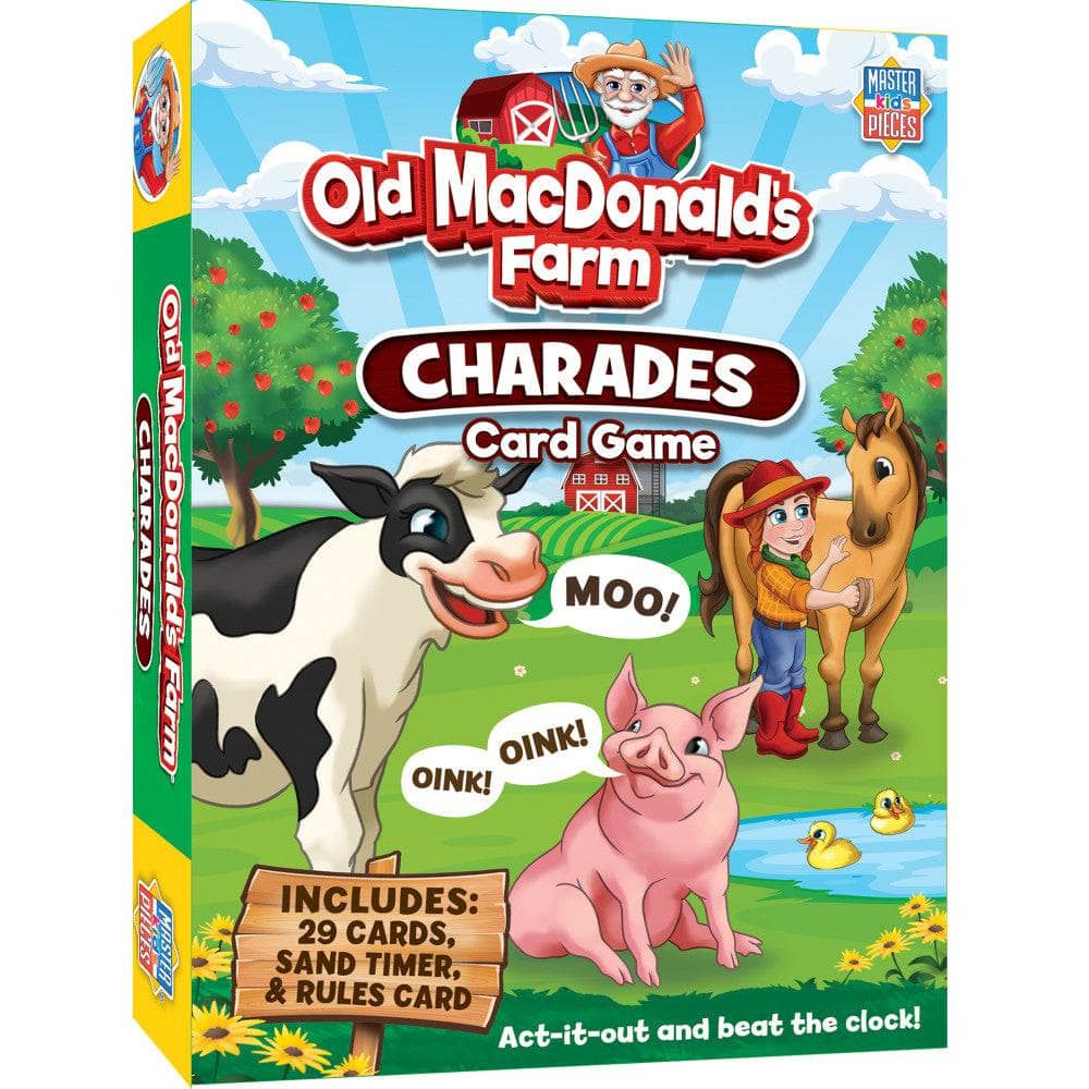 Old MacDonald's Farm Charades Card Game (ONLINE ORDER ONLY)