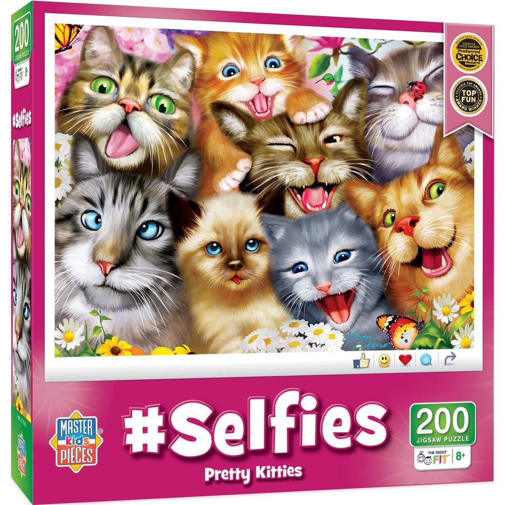 Selfies - Pretty Kitties 200 Piece Jigsaw Puzzle (ONLINE ORDER ONLY)