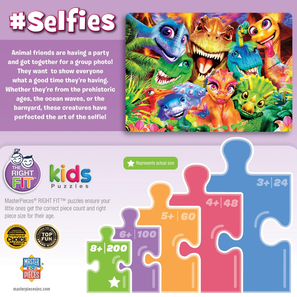 Selfies - Dinosaur Chums 200 Piece Jigsaw Puzzle (ONLINE ORDER ONLY)