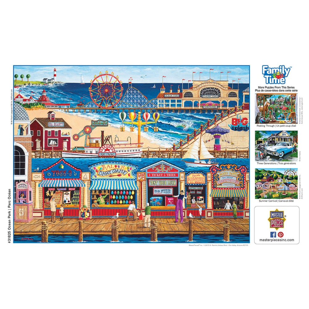 Family Time - Ocean Park 400 Piece Jigsaw Puzzle (ONLINE ORDER ONLY)