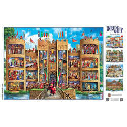Inside Out - Medieval Castle 1000 Piece Jigsaw Puzzle (ONLINE ORDER ONLY)