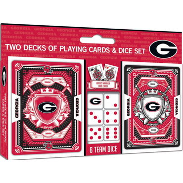 Georgia Bulldogs - 2-Pack Playing Cards & Dice Set (ONLINE ORDER ONLY)