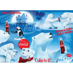 Coca-Cola Polar Bears 1000 Piece Jigsaw Puzzle (ONLINE ORDER ONLY)