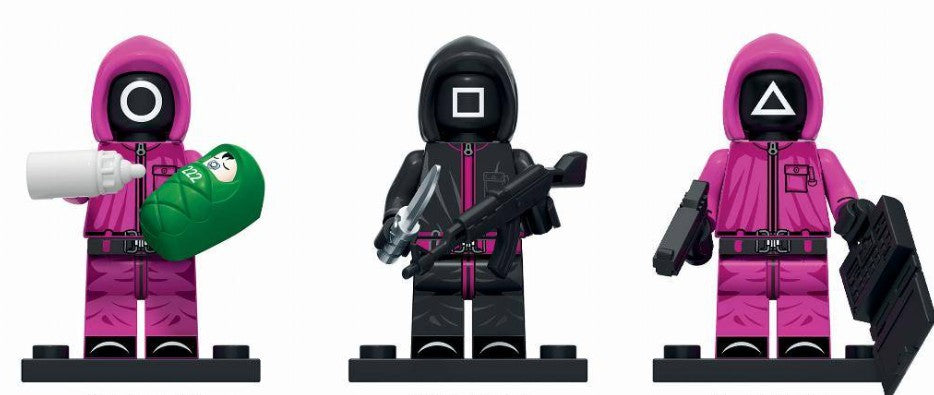 Squid Game Custom Minifig Set S3S2 (3 Figures) (ONLINE ORDER ONLY)
