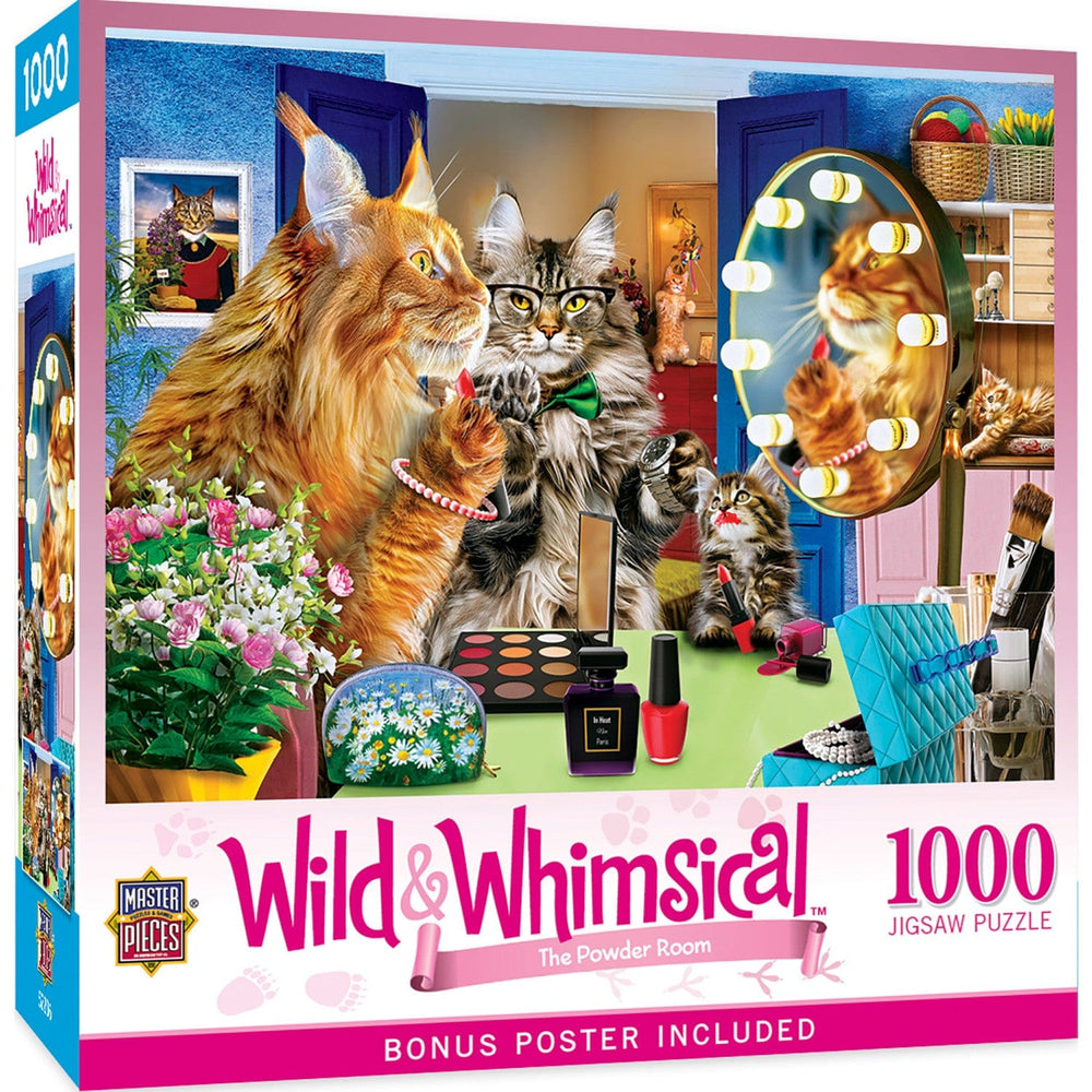 Wild & Whimsical - The Powder Room 1000 Piece Jigsaw Puzzle (ONLINE ORDER ONLY)