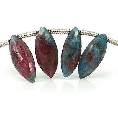 Ruby In Zoisite Faceted Marquise (ONLINE ORDER ONLY)