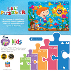 Lil Puzzler - Mermaid Tale 24 Piece Jigsaw Puzzle (ONLINE ORDER ONLY)