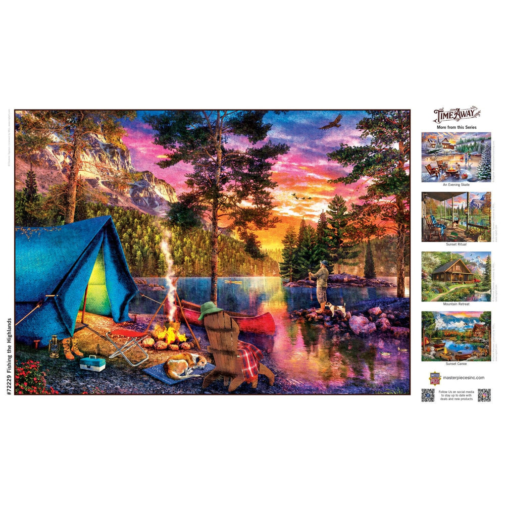Time Away - Fishing the Highlands 1000 Piece Jigsaw Puzzle (ONLINE ORDER ONLY)